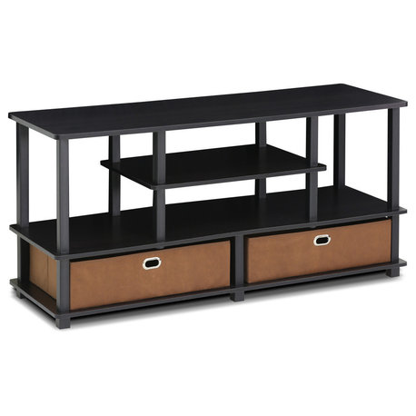 Jaya Large Tv Stand For Up To 50-Inch Tv With Storage Bin