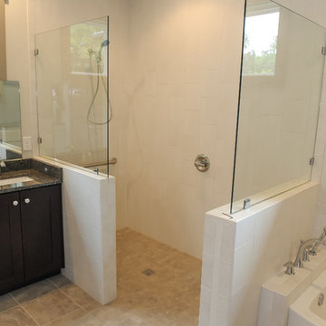 Master Bathroom Zero-Entry Shower