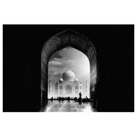 "Taj Mahal" Digital Paper Print by Hussain Buhligaha, 24"x17"