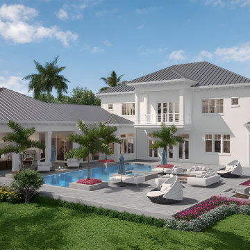 Enhancing Landscaping Brilliance: Captivating 3D Home Rendering