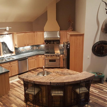 Thick Chiseled Edge Kitchen Countertops