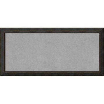 Framed Magnetic Board, Signore Bronze Wood, 52x24