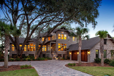 Inspiration for a timeless exterior home remodel in Other