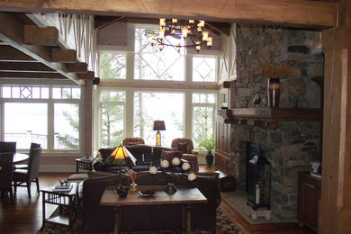 Living room - traditional living room idea in Minneapolis