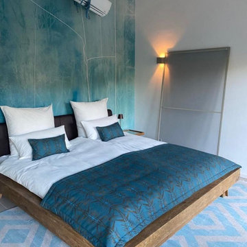 Luxus-Finca auf Mallorca mit verschiedenen Glamora-Tapeten ausgestattet