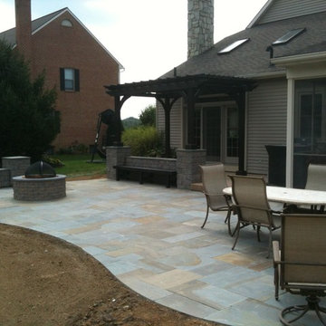 Natural stone patios