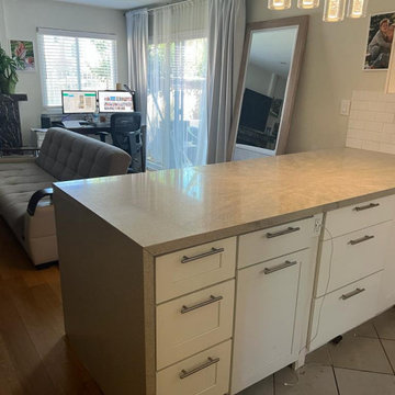 Open Up Kitchen in Concord Condo - Open Floor Plan, Removal of Water Heater