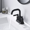 Ultra faucets UF4670X Two-Handle Centerset Lavatory Bathroom Faucet, Matte Black