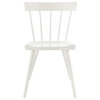 Side Dining Chair, Set of 2, White, Wood, Modern, Cafe Bistro Hospitality