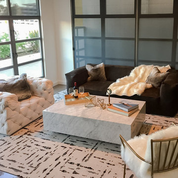 Santa Monica Penhouse Apartment - Living Room Makeover