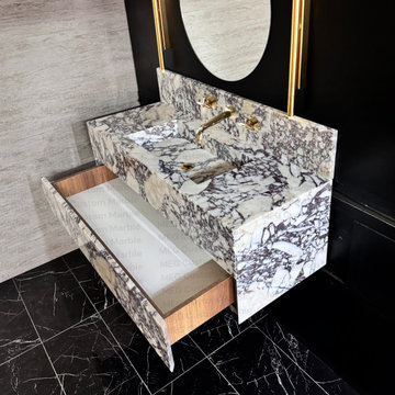 Todd Bathroom Project Wall Hung 47" Calacatta Vanity