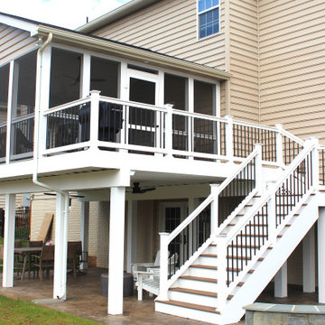 Screened porch addition remodel in Adamstown, MD