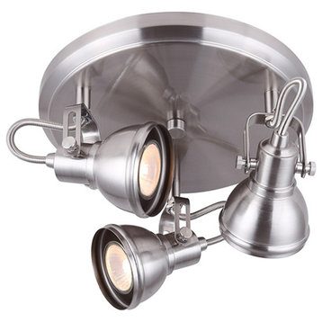 Canarm Track Light ICW622A03BN10, Brushed Nickel
