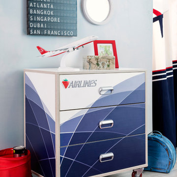 First Class Airplane Kids Bedroom