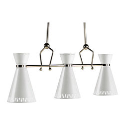 Jonathan Adler Havana Triple Pendant - Chandeliers