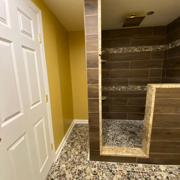 Complete Bathroom Remodel with Custom Shower Bench