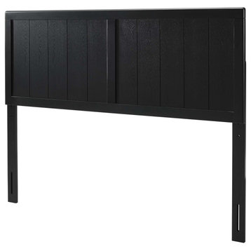 Headboard, Twin Size, Wood, Black, Modern Contemporary, Bedroom Master Suite
