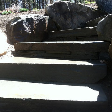 Irregular Bluestone Steps