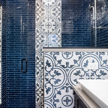 Ainslie Bathroom Revamp: Deep Blue Interiors