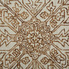 Weave & Wander Natal Modern Minimalist Geometric Floral Rug, 2'x3'