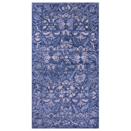 Modern Hand-Knotted Wool Rug 6' 0" X 11' 10" Q11891