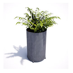 Tall Circular Planter - Outdoor Plant Pots & Planters