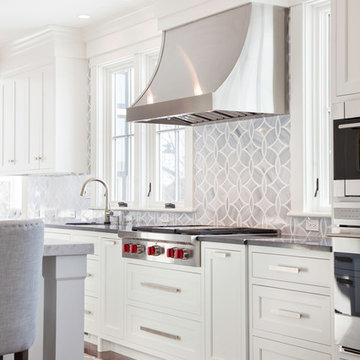 Walnut and White