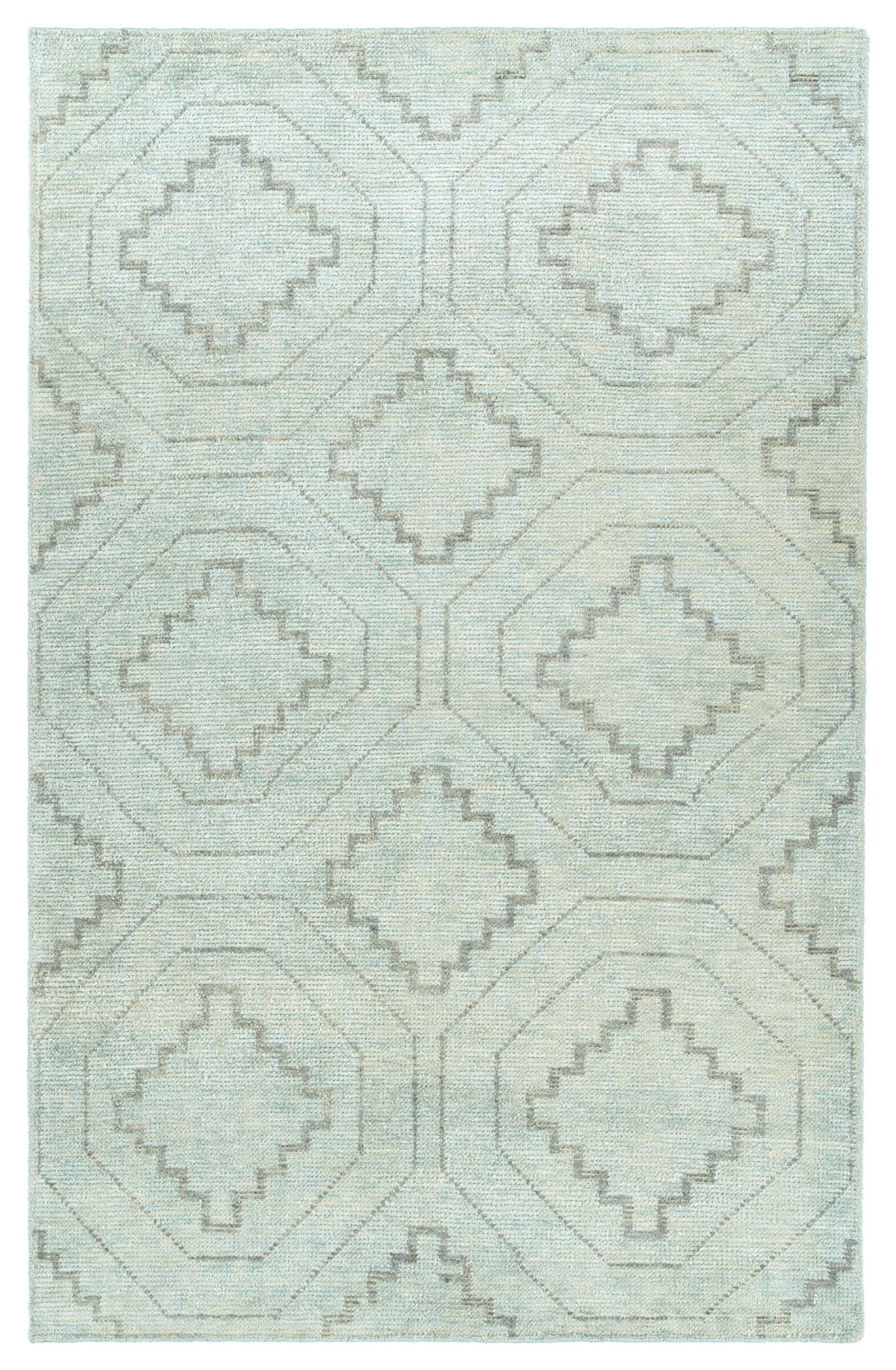Kaleen Rugs Upstate Rug Kaleen Solitaire Collection Rug, Glacier, 4'x6' - Southwestern - Area ...