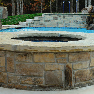 Custom Pool & Waterfall with Grotto.