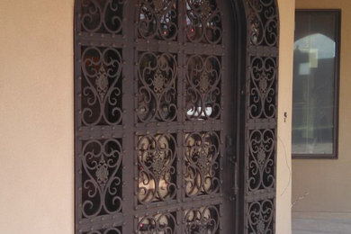 Custom Wrought Iron Entry Door