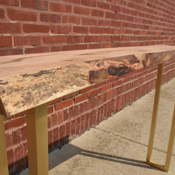 Live Edge Maple Console Table - Furniture