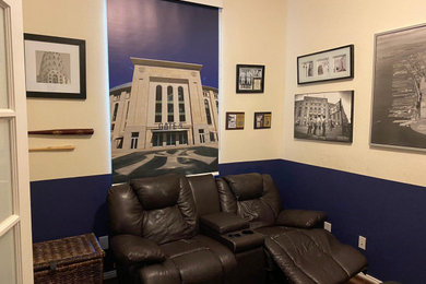 Example of a classic home theater design in Houston