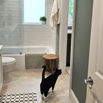 Nature -Inspired Bathroom and Laundry