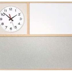 Severo Patient Room Information Board W/ Clock by Peter Pepper - Clocks