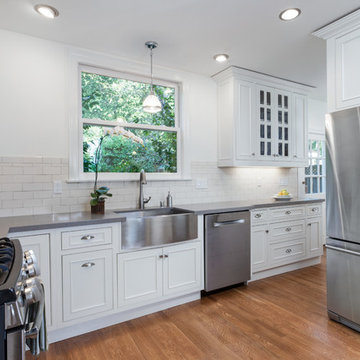 Classic Kitchen Design in Crocker Highlands with Showplace Inset Cabinetry