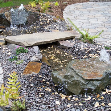 Drilled Fountains Boulder Rocks Pondless waterfeatures