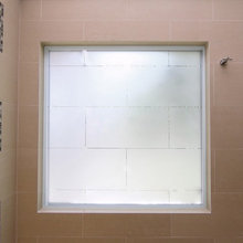 frosted glass window