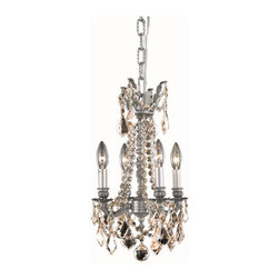 Elegant Lighting - Elegant Lighting 9204D10PW/SA Pendant Rosalia - Ceiling Lighting