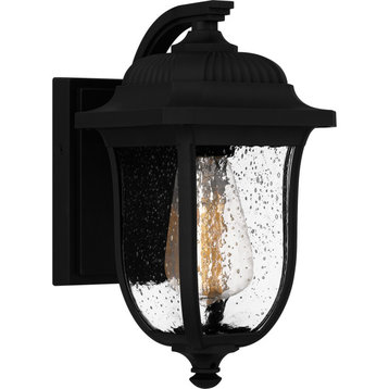 Mulberry 1-Light Outdoor Wall Mount in Matte Black