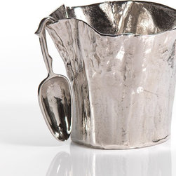 Polished nickel Ice bucket and scoop by Zodax - Products