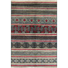 Navajo-Design Moroccan Wool Area Rug 6x9, P5348