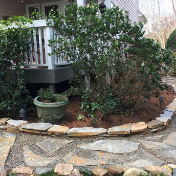 Paver & Flagstone Pathway to Back Yard