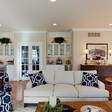 Malvern, PA Home Remodel: Family Room & Beverage Area