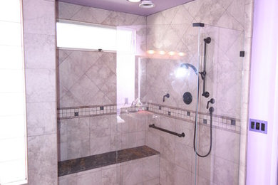Inspiration for a coastal bathroom remodel in Orange County