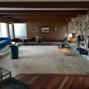 Beautiful Brazilian Cherry Hardwood Floor Installation