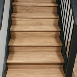 Designer Staircase - Hardwood Flooring