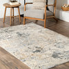 nuLOOM Chastin Modern Abstract Area Rug, Beige, 10'x14'