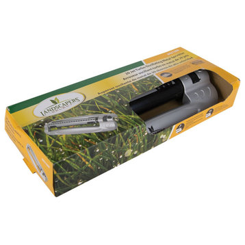 Landscapers Select YM18051 Turbo Oscillating Lawn Sprinkler, Aluminum