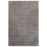 Chandra - Rupec Contemporary Area Rug, Gray and Blue, 5'x7'6" - Update the look of your living room, bedroom or entryway with the Rupec Contemporary Area Rug from Chandra. Hand-tufted by skilled artisans and imported from India, this rug features authentic craftsmanship and a beautiful construction with a cotton backing. The rug has a 0.75" pile height and is sure to make an alluring statement in your home.