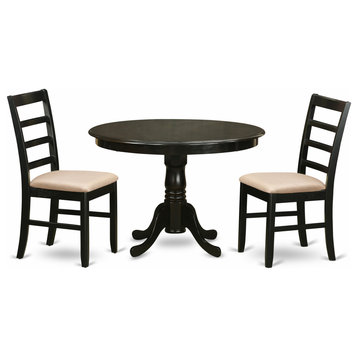 3 Pc Small Kitchen Table Set -Dining Table And 2 Dinette Chairs